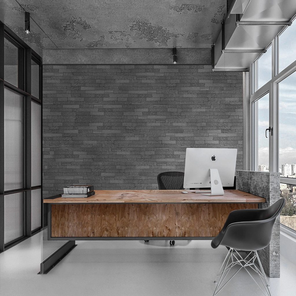 Dry Installation of Limestone and Black Granite