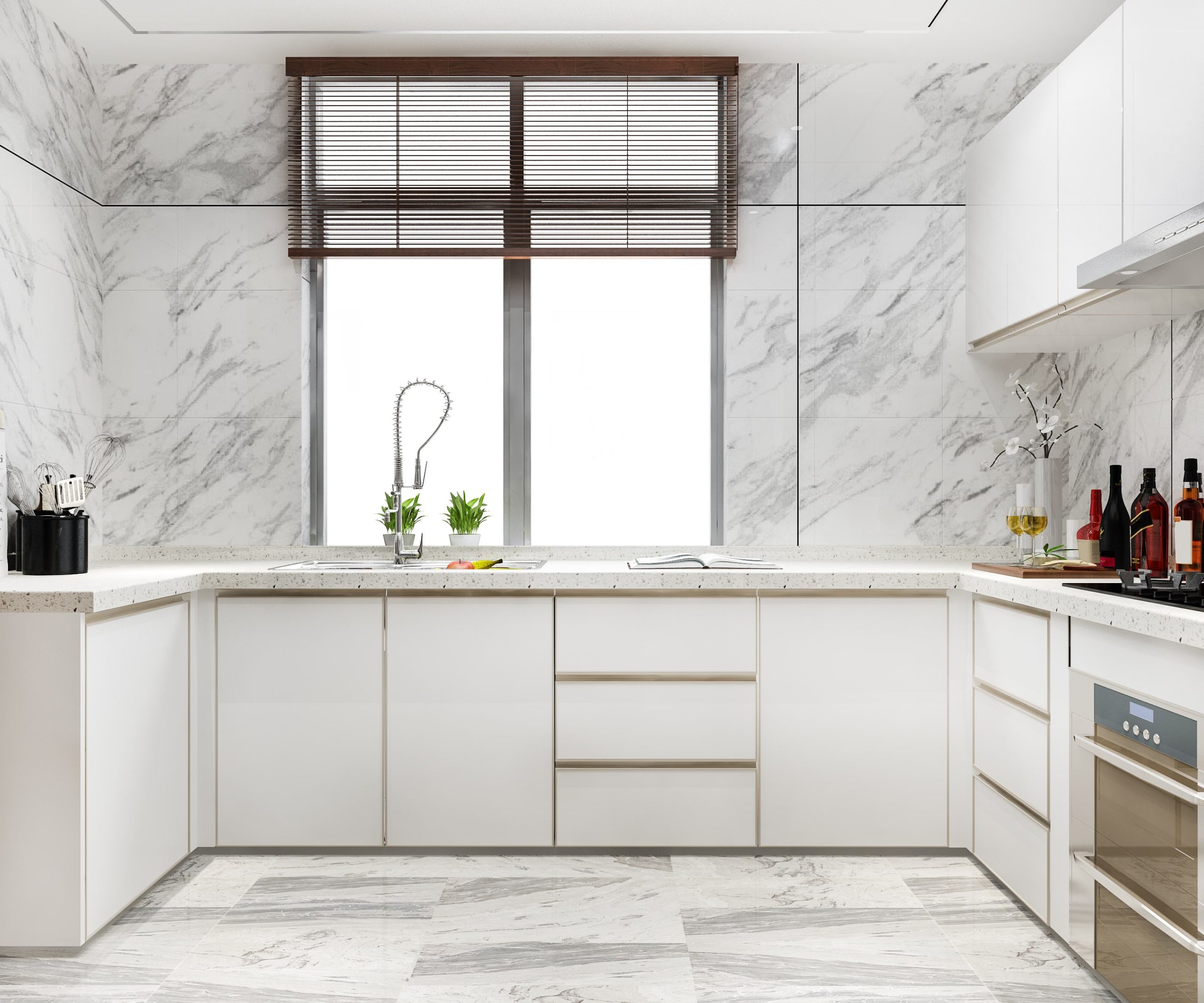 White Granite for Kitchens