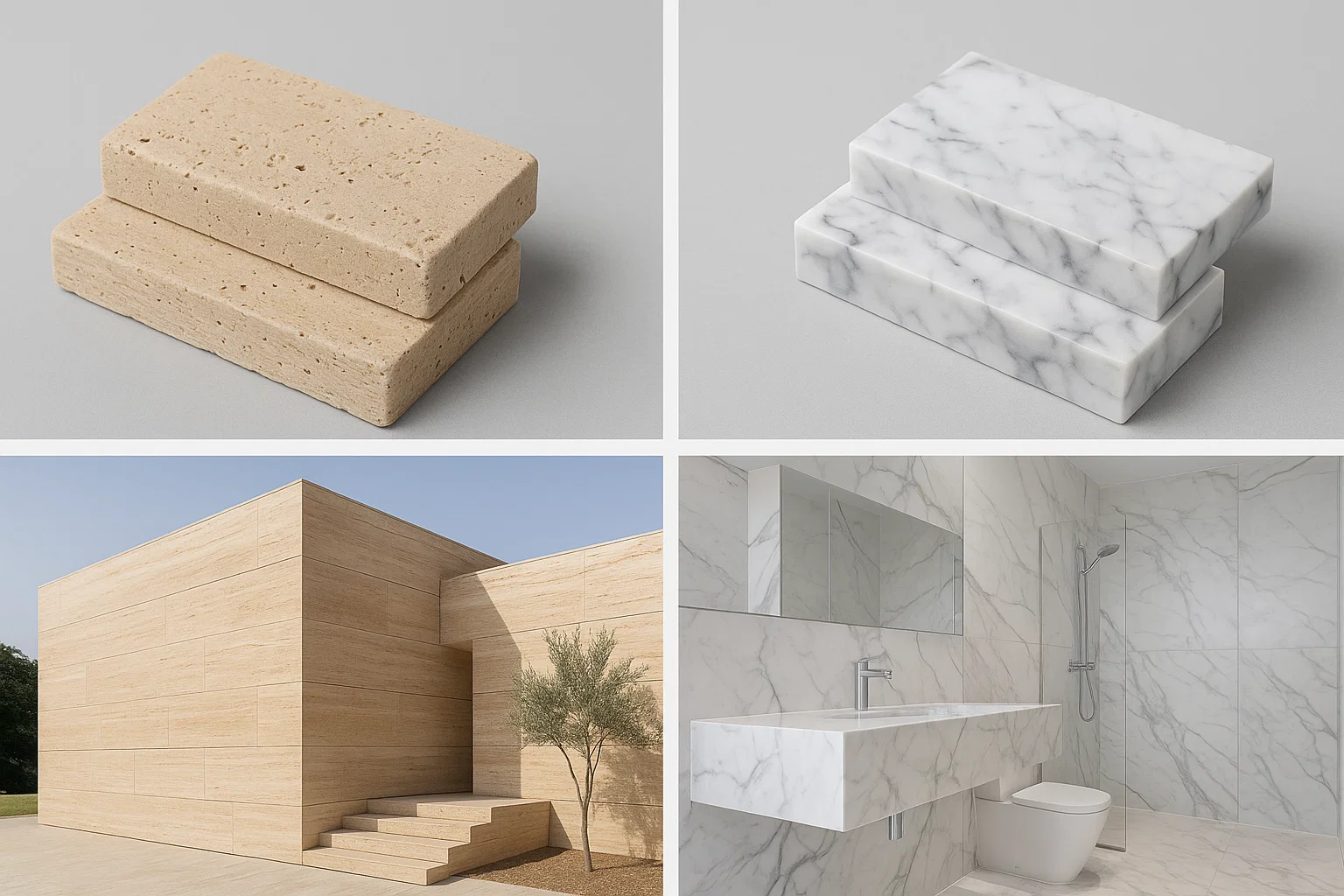 Comparing the Durability and Strength of Travertine and Marble