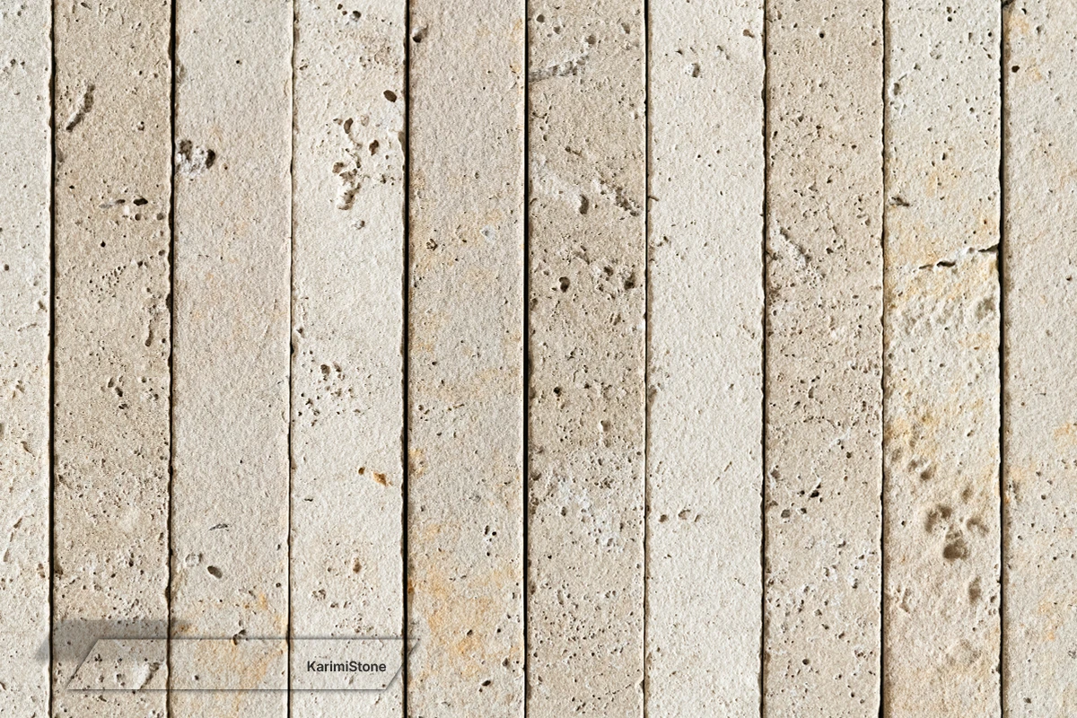 Travertine Beige Cross-cut Sandblasted 1200.800 – 010