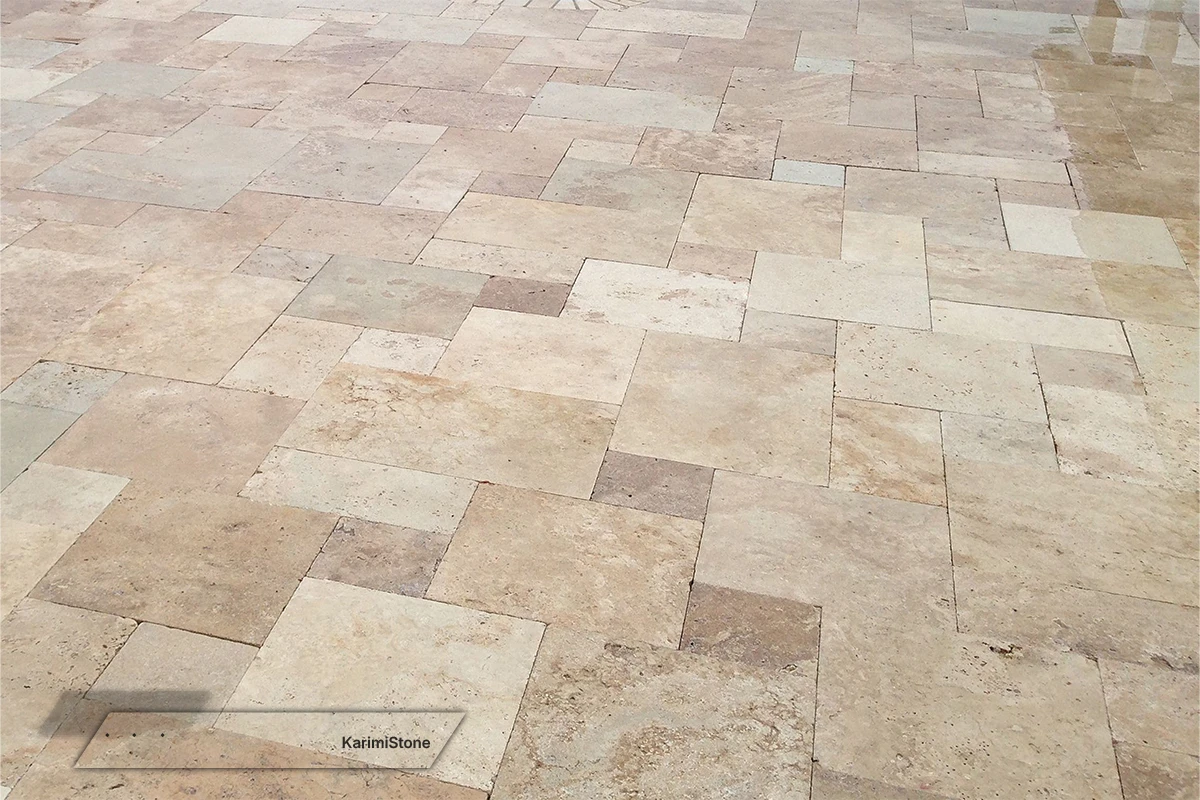 Beige Cross-cut Honed & Tumbled 1200.800 – 08