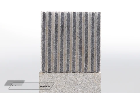 Black Granite Grooved