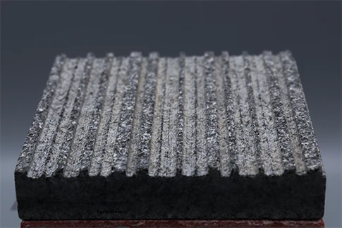 Black Granite Grooved