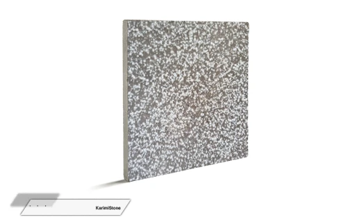 Мрамор серый, бучардированная и брашированная поверхность