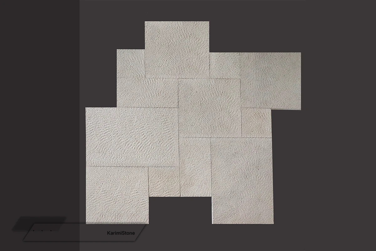 Limestone Gohare Bush hammered 1200.800 – 03