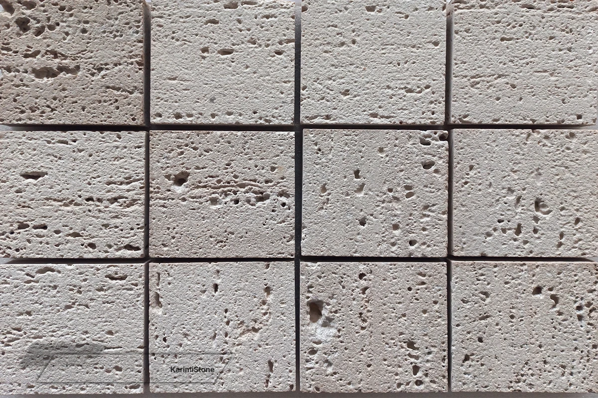 Travertine Beige Vein-cut Sandblasted 1200.800 — 03