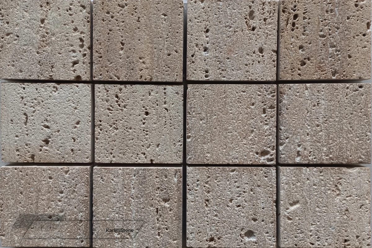 Travertine Beige Vein-cut Sandblasted & Brushed 1200.800 – 04