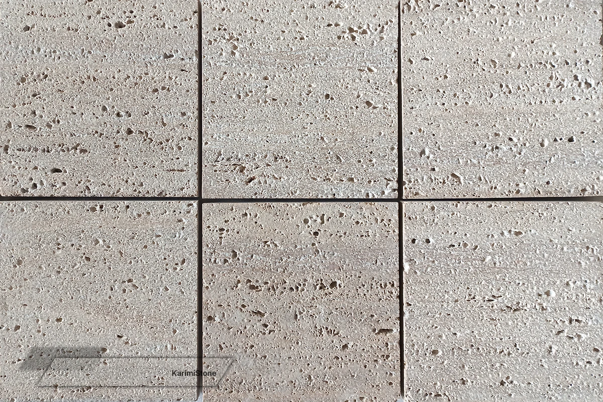 Travertine Beige Vein-cut Sandblasted & Brushed 1200.800 – 06