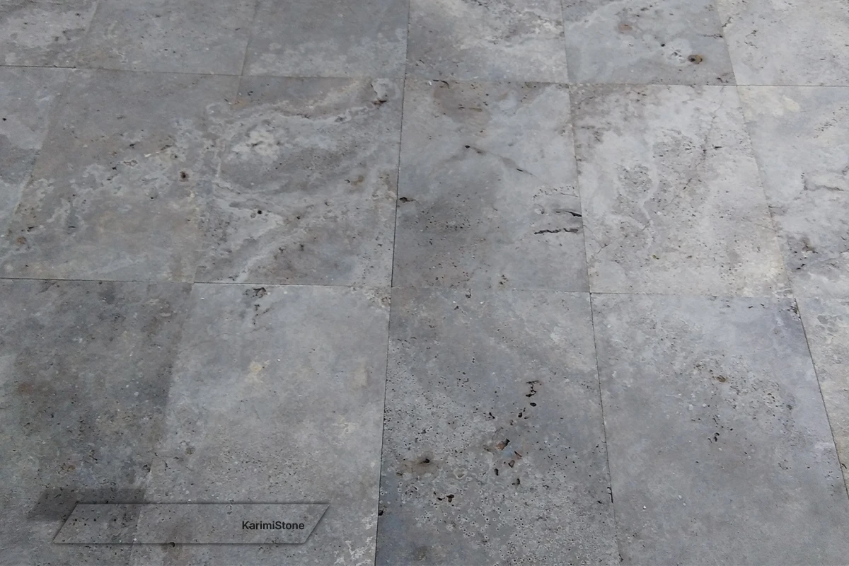 Travertine Silver Cross-cut Honed & Tumbled 1200.800 – 03