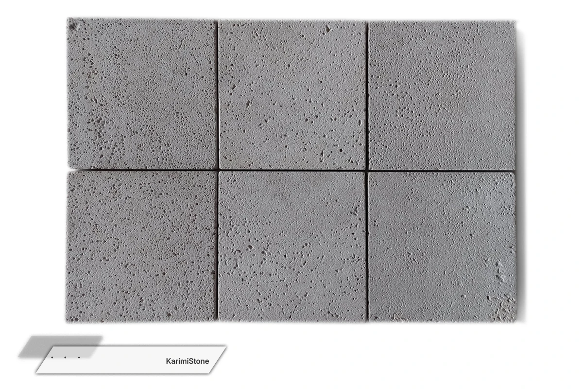 Travertine Silver Cross-cut Sandblasted 1200.800 – 01