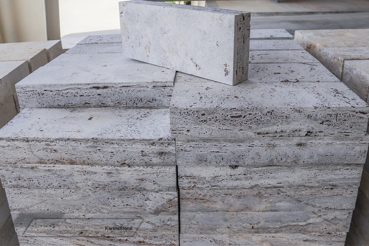 Travertine Silver Cross-cut Saw-cut 1200.800 — 02