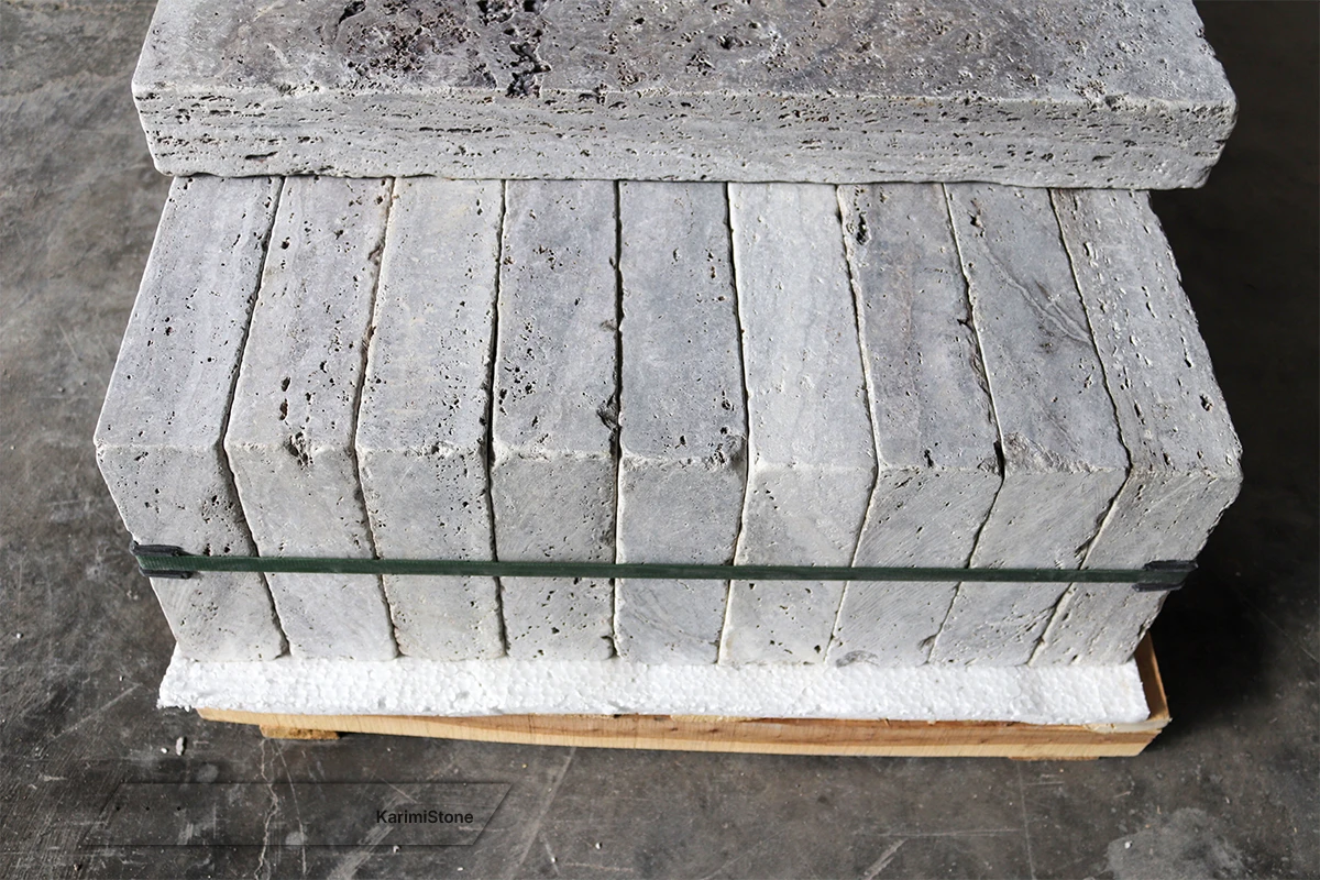 Travertine Silver Cross-cut Saw-cut 1200.800 — 05