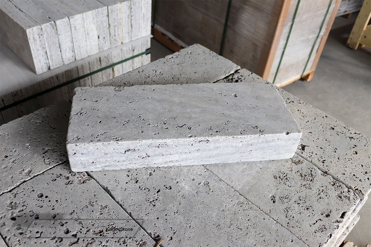 Travertine Silver Cross-cut Saw-cut 1200.800 — 06