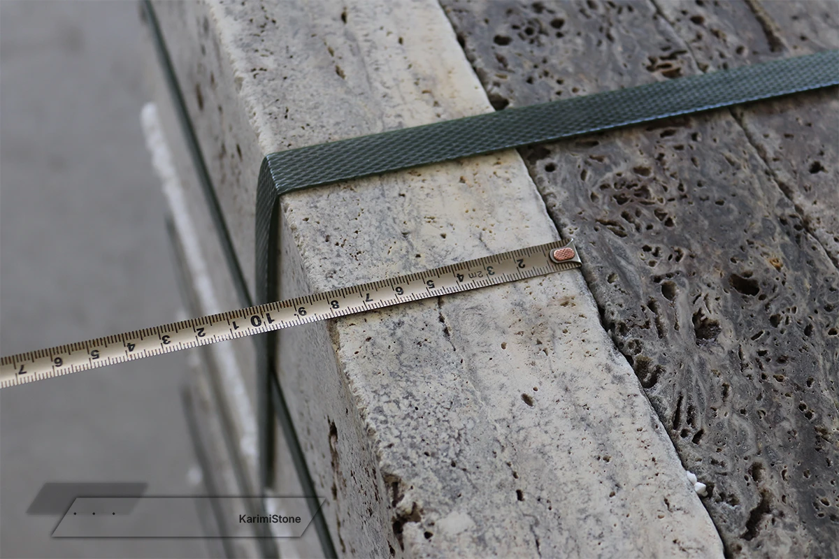 Travertine Silver Cross-cut Saw-cut 1200.800 — 08