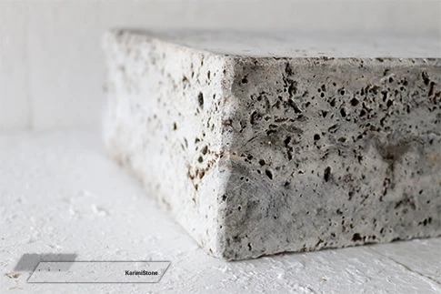 Silver Travertine Sawn-cut