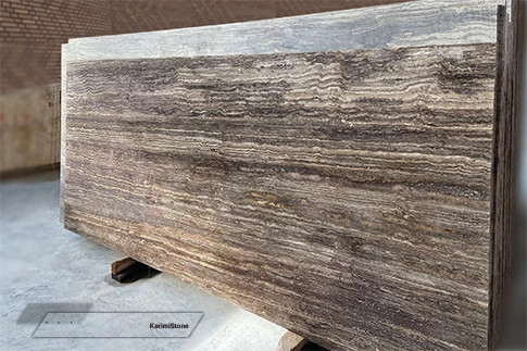 Silver Travertine Polished