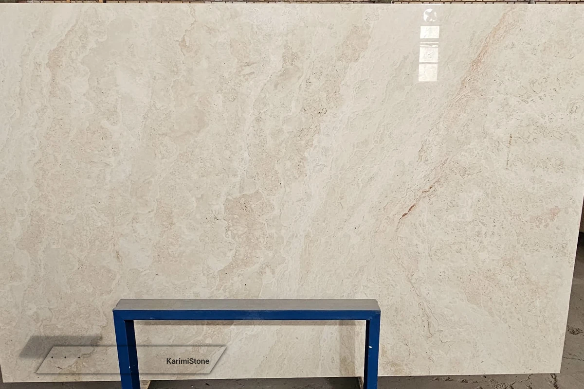 Travertine White Cross-cut Polished 1200.800 – 03
