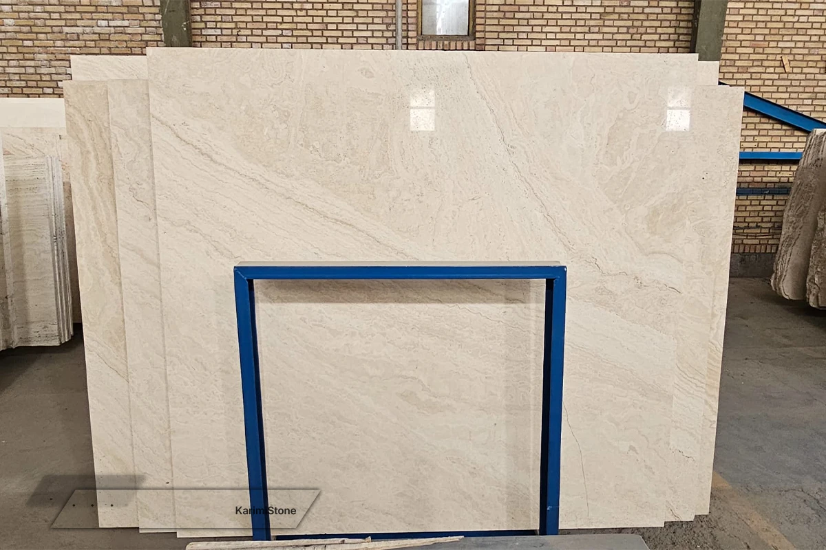 Travertine White Cross-cut Polished 1200.800 – 04