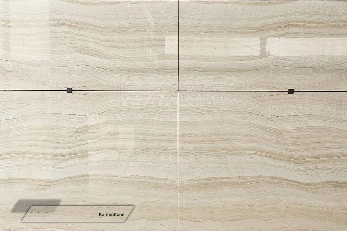 Travertine White Vein-cut Polished 1200.800 – 01
