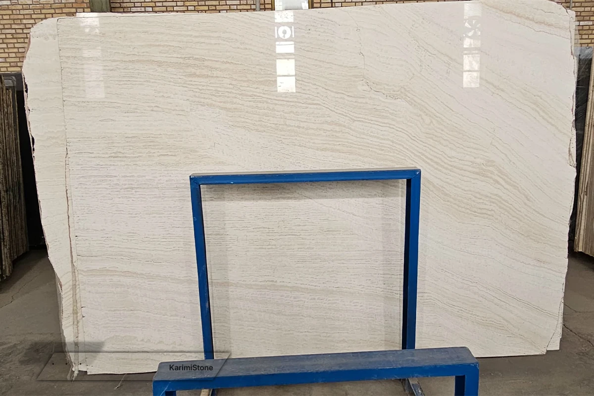 Travertine White Vein-cut Polished 1200.800 – 03