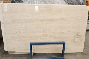 White Travertine Polished Vein-Cut