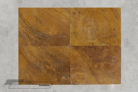 Yellow Travertine Brushed