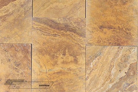 Yellow Travertine Brushed