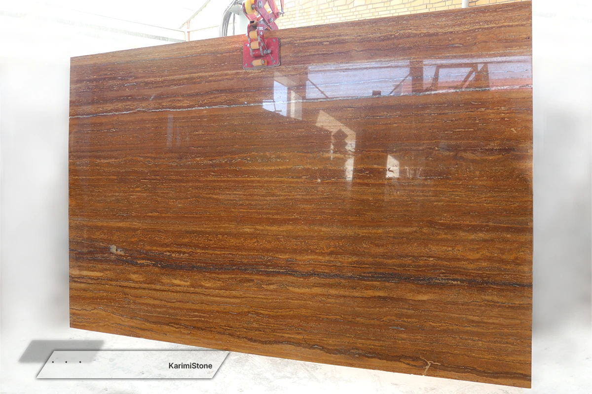 Travertine Yellow Vein-cut Polished 1200.800 — 011