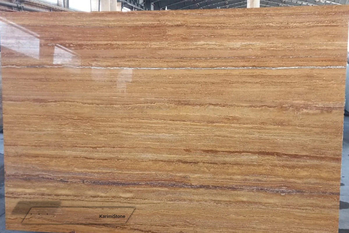 Travertine Yellow Vein-cut Polished 1200.800 — 02