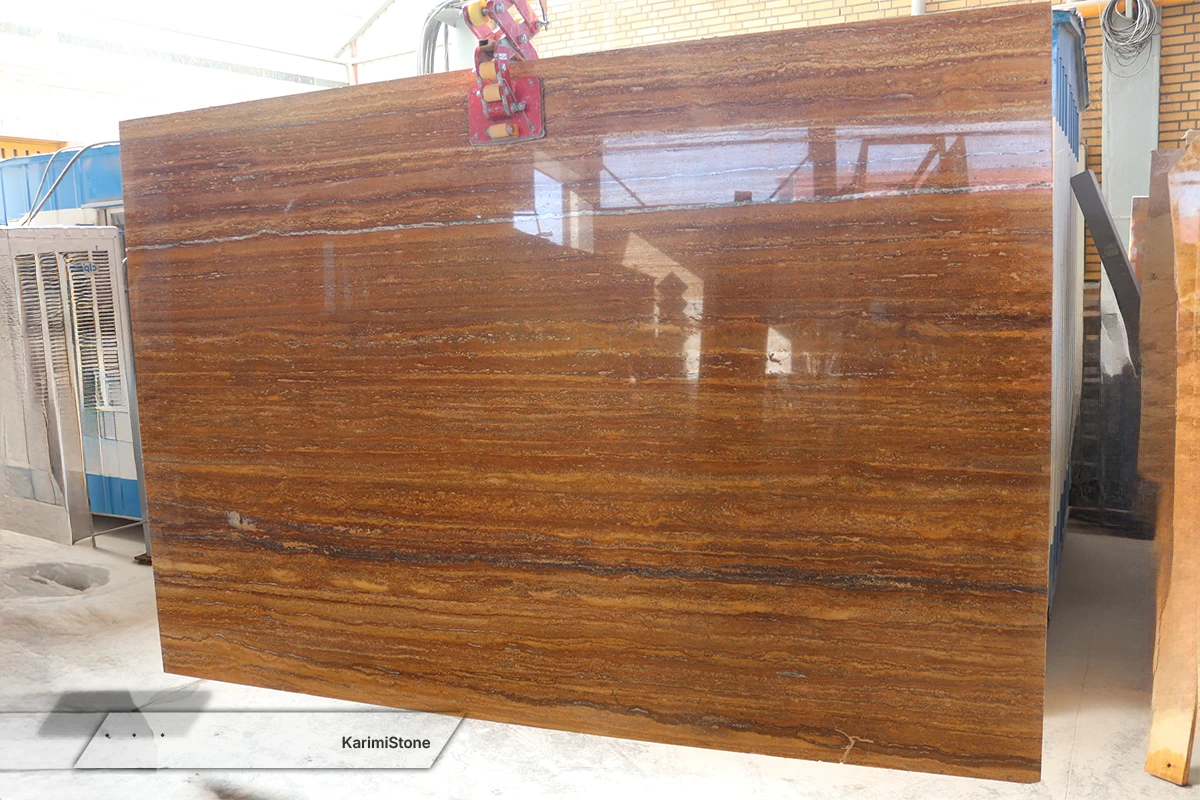 Travertine Yellow Vein-cut Polished 1200.800 — 07