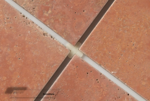 Red Travertine Brushed