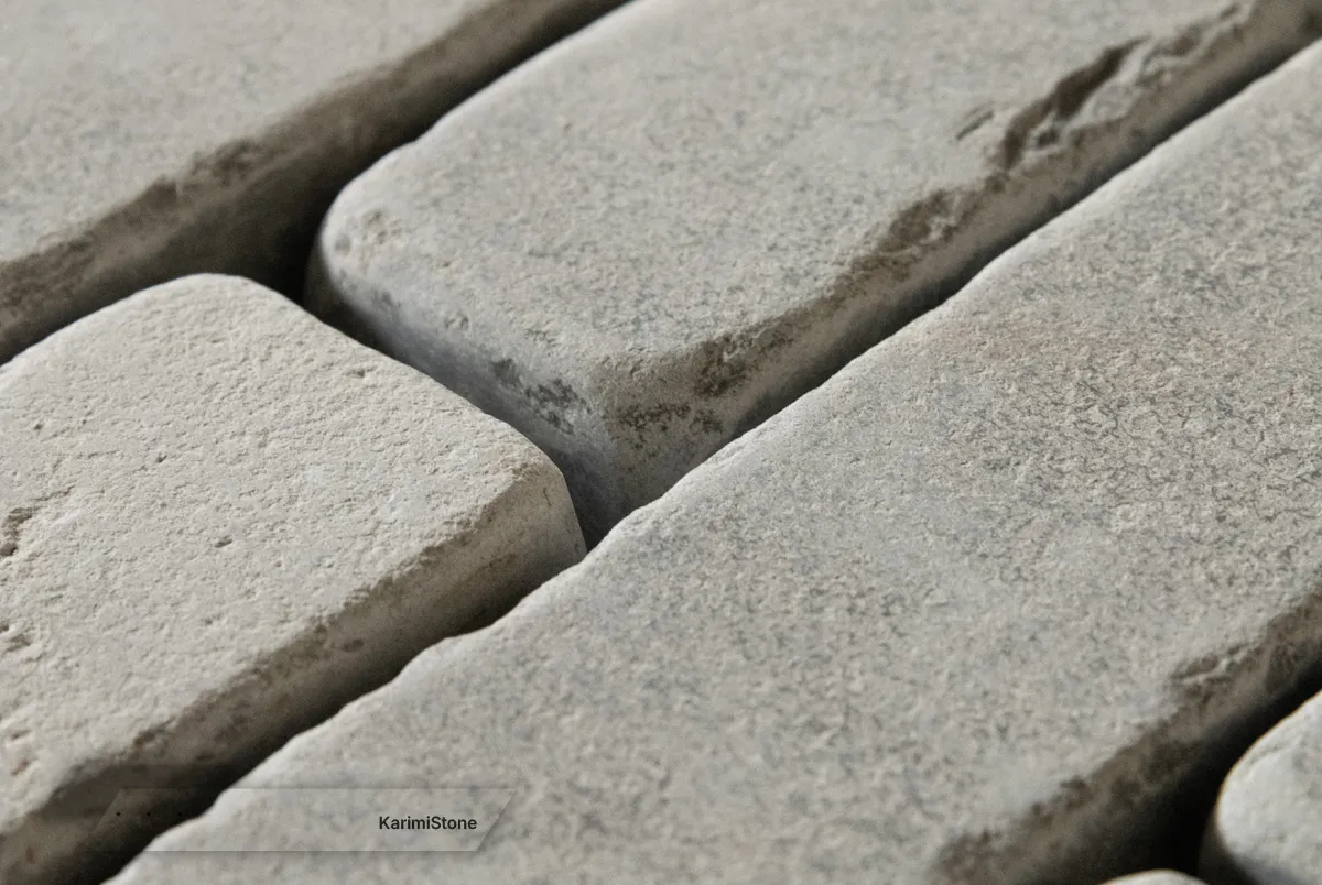 bronze marble batten tumble sandblasted