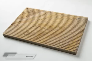 Yellow Travertine Grooved