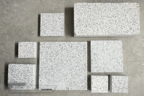 White Granite Flamed
