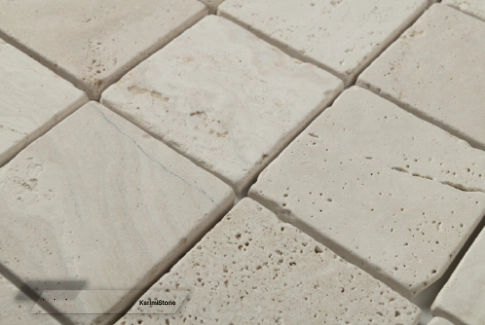 White Travertine Honed & Tumbled